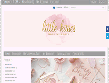 Tablet Screenshot of madewithloveandlittlekisses.com